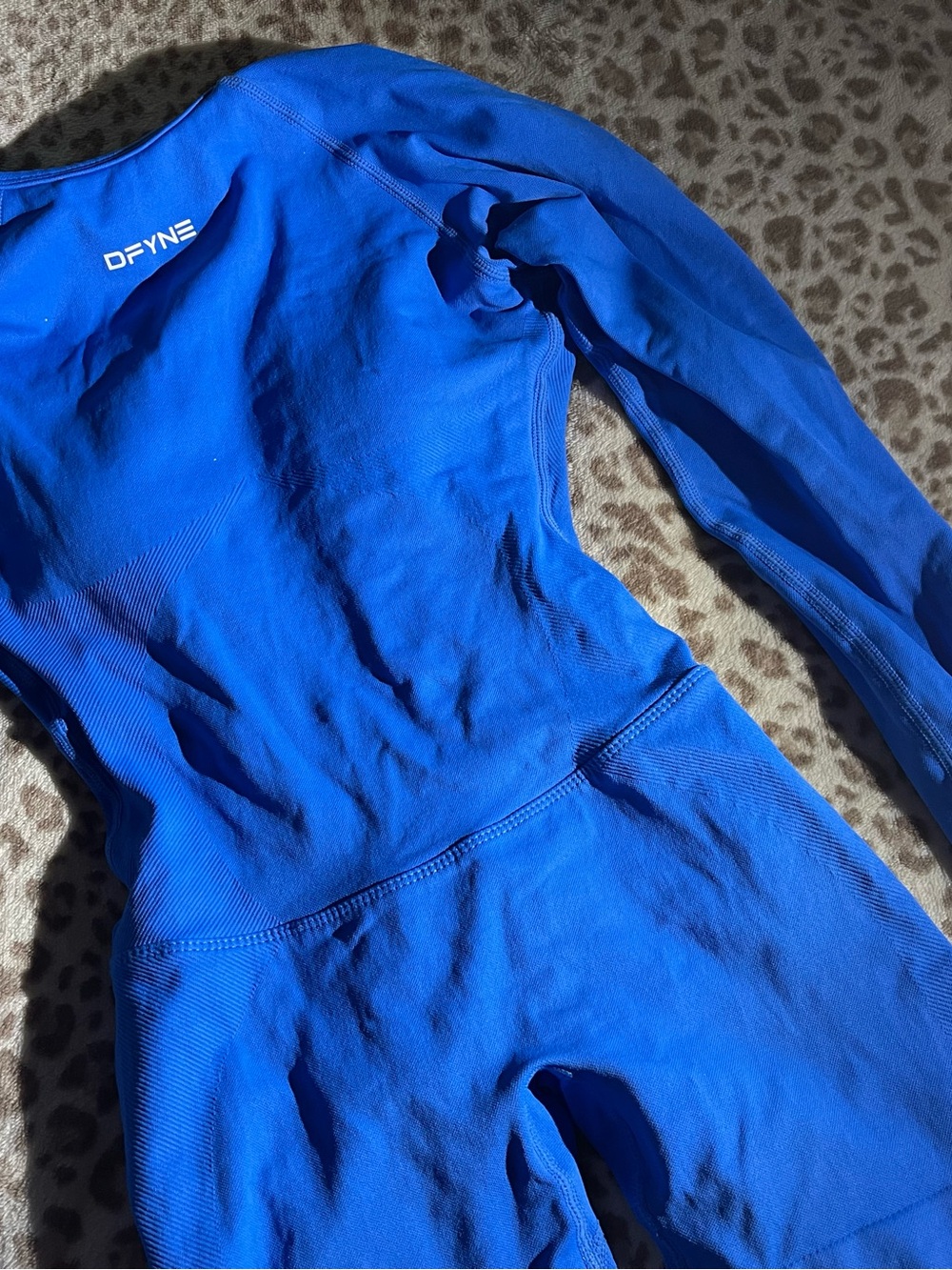 Women's Dfyne Royal Blue Long-Sleeve Jumpsuit